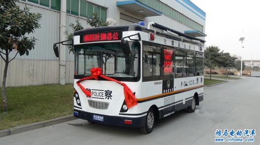 河南南陽市社旗縣鴻馬燃油流動警務(wù)室發(fā)車——內(nèi)強警務(wù)外惠民生