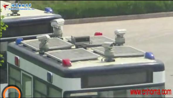 鴻馬流動警務(wù)室太陽能板